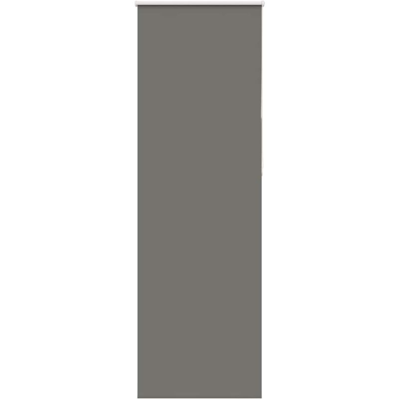 Vidaxl Verdunkelungsrollo Grau 80x210 Cm Stoffbreite 75, 7 Cm Polyester