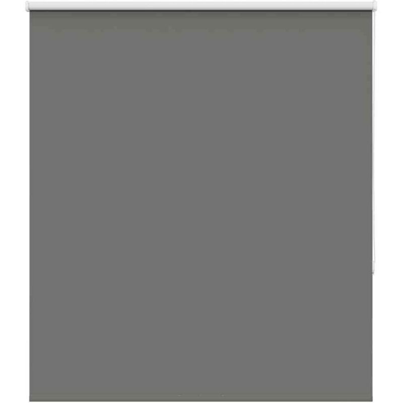 Vidaxl Verdunkelungsrollo Grau 130x175cm Stoffbreite 126, 6cm Polyester