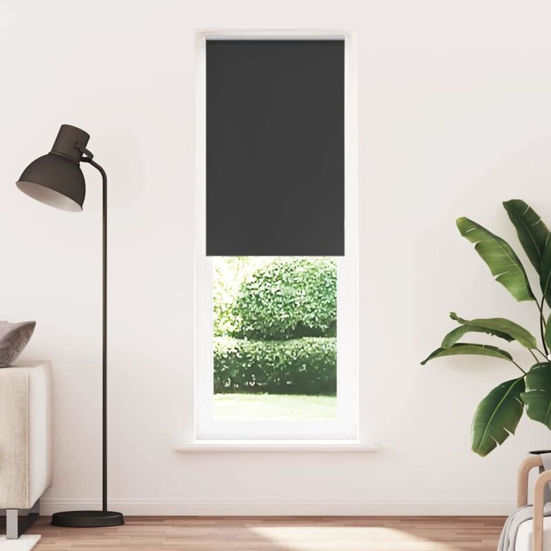 Verdunkelungsrollo Schwarz 75x230 Cm Stoffbreite 70, 7 Cm Vidaxl