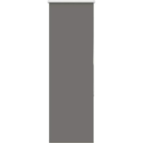 Verdunkelungsrollo Grau 40x130 cm Stoffbreite 35,7 cm Polyester vidaXL