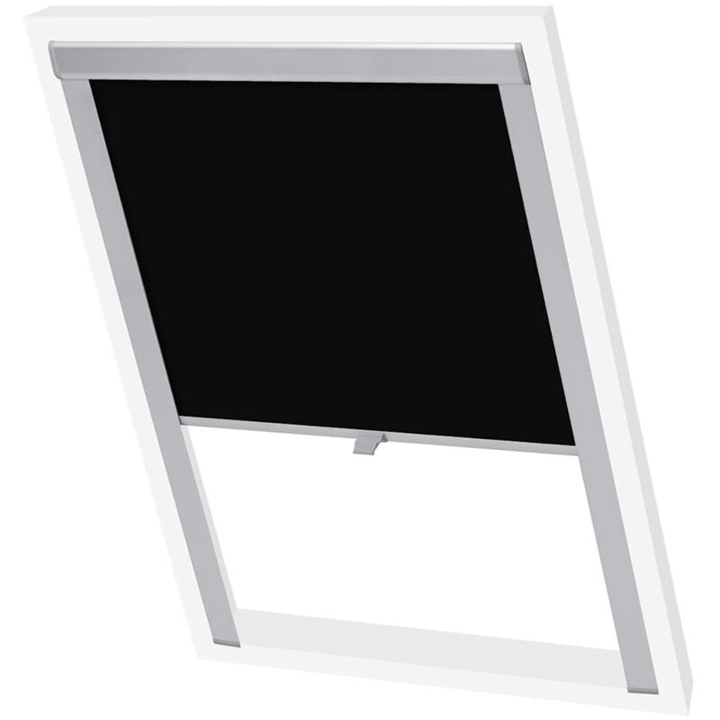 Verdunkelungsrollo Schwarz F06 Vidaxl