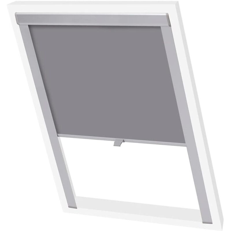 Verdunkelungsrollo Grau 206 Vidaxl