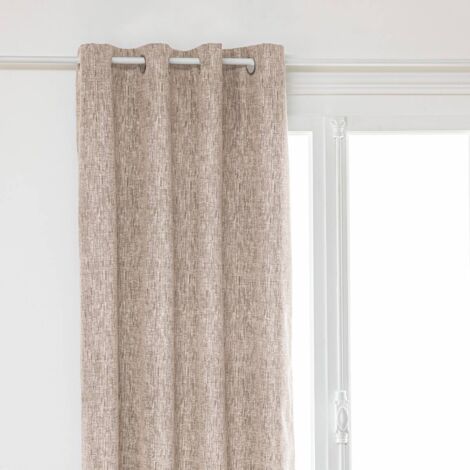 Verdunkelungsvorhang 100% - beige - 140x260 cm