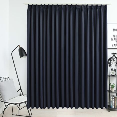 Verdunkelungsvorhang mit Haken Anthrazit 290 x 245 cm CFW670403
