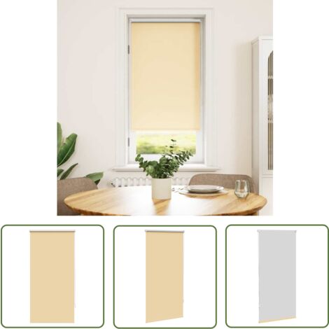 Verdunklungsrollo Verdunkelungsrollo Rollo 60x120 Beige - Verdunkelungsmöglichkeit - Raffstore - Jalousie - Vorhang - Raumgestaltung