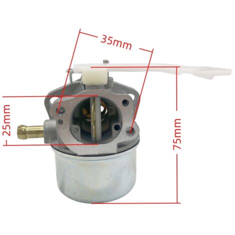 Vergaser 690152 698055 kompatibel mit Briggs Power Accessories 121605, 121607, 121612, 12R512 und 808-046 Drosselklappe mit hoher Zerstäubungseffizienz lineare Leistungsentfaltung.