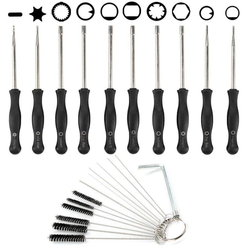 Image of Tlily - Vergaser-Einstellwerkzeug mit Reinigungsbürstennadel