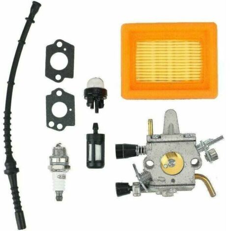 Vergaser für Stihl Fs400 Fs450 Fs480, inklusive Luftfilter und Kraftstoff, Zubehör für Freischneider.