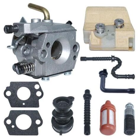 Vergaser für STIHL MS260 026 MS240 024, inklusive eines Teils des Kraftstofffilters und der Lufteinspritzleitung.
