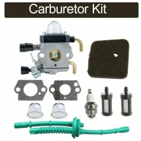 Vergaser-Kit, Vergaserersatz für STIHL FS38 FS45 FS45C FS45L FS46 FS46C FS55 FS55C FS55R FS55RC FS55T STIHL Rasentrimmer KM55 KM55C KM55R KM55RC Kombi Mot