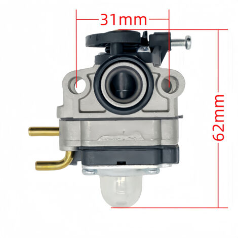Vergaser kompatibel mit den Freischneidern RY252CS, RY253SS, RY251PH und RY254BC (Referenz 909-022), Drosselklappenbaugruppe für hochpräzisen Kraftstoffmischer und Zweitaktmotorteile.