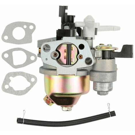 SWYEOOT Vergaser + Kraftstoffrohrdichtung, passend für Honda Gx160 Gx168F Gx200 5,5 PS 6,5 PS