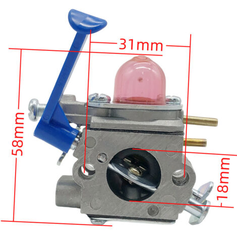 Vergaser passend für die Modelle 124L, 125L, 128L, 128LDX Luftfilter 909-137 Original-Ersatzteil mit hoher Zerstäubung und niedrigem Kraftstoffverbrauch für Freischneider.