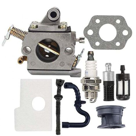 Vergaser-Set, Kettensägen-Zubehör, Vergaser für STIHL 017 018 MS180 MS170, Vergaser-Set, Kettensägen-Zubehör, Kettensäge mit Luftfilter-Einstellset
