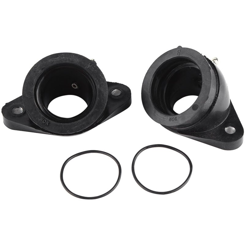 Image of Vergaseradapter, schwarzer Gummi -Ansaugkrümmer für Motorräder