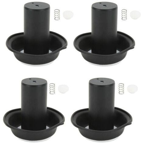 Vergaserkolben-Vakuummembran-Kit, 4 Sätze Vergaser-Vakuummembran-Kolben-Kit Ersatz für Vmax 1200 VMX1200 1985‑2007