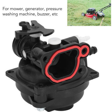 Vergasermotor 799583 aus ABS-Kunststoff, Ersatzteilset für Rasenmäher und Generatoren (inkl. 2 Dichtungen und Zubehör)