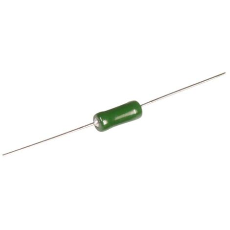 Verglaster Widerstand 2K2 2W 5% Axial Maße 5x11mm