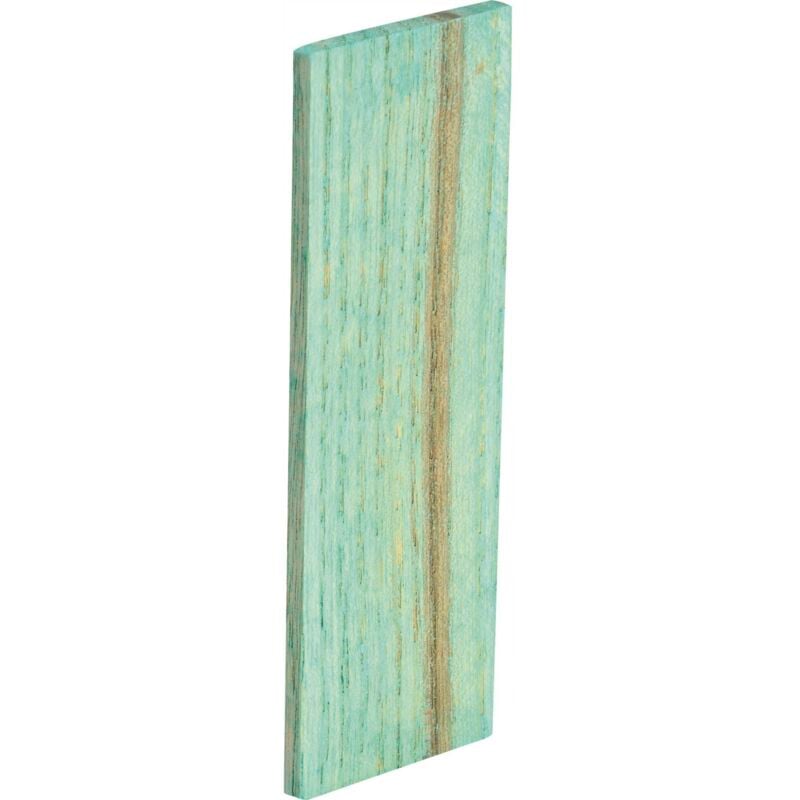 Austria - Verglasungsklötze Holz Esche lackiert Holzklotz 80x24x3 mm 100 Stück Glaserklötze grün