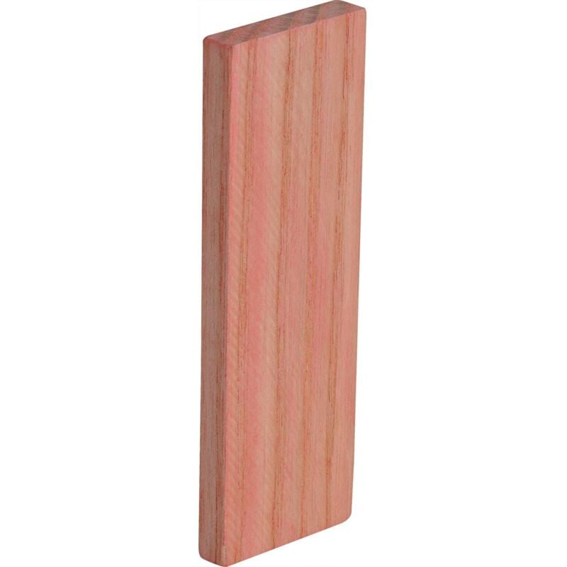 Austria - Verglasungsklötze Holz Esche lackiert Holzklotz 80x20x6 mm 100 Stück Glaserklötze rot