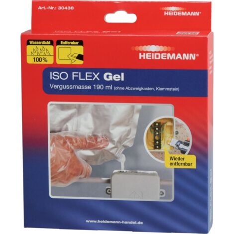 Verguss Masse ISO Flex Gel 190 ml sans boite de dérivation