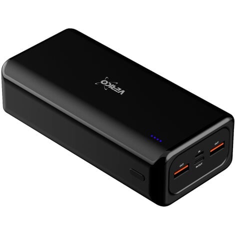 Verico Power Pro PD Powerbank 30000 mAh LiPo USB-A, USB-C® Schwarz