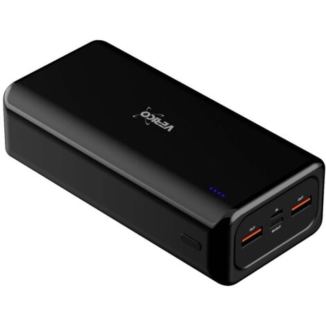 Verico Power Pro PD Powerbank (batterie supplémentaire) 30000 mAh LiPo USB-A, USB-C® noir S627822