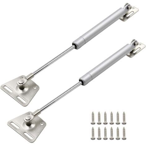 Vérin à gaz 100 N/22,5 lb, support de levage de sécurité de 29 cm de long, ressort à gaz, amortisseur à gaz, support de couvercle, paquet de 2