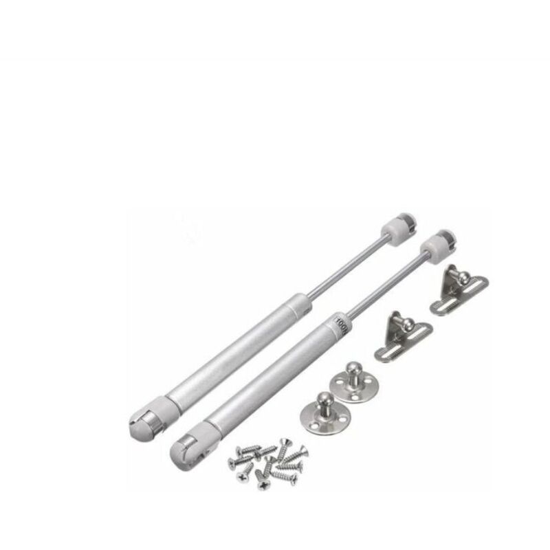 Verin a Gaz, 2 Pcs Verin Hydraulique, 100N/10 kg Verin Meuble Ressort Amortisseurs à Gaz, Ressort Charnières de Coffre à Jouets pour Levage de Porte