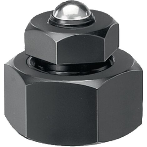 Vérin à vis d'alignement N ° 6420 taille 70 avec bille rotative hauteur 56-70 mm AMF