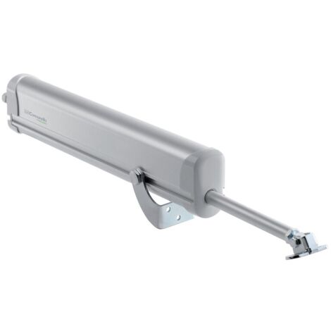 Vérin électrique type Raywin 450 N – Course 235/300 mm – Tension 220 V – Finition gris RAL 7035 – Largeur max vantail 1250 mm – Communello