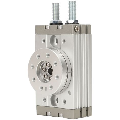 Vérin rotatif pneumatique 0-190° en alliage d'aluminium robuste et étanche, modèle 20A