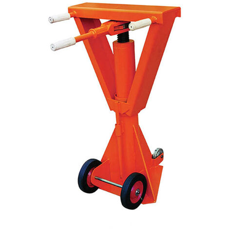Vérin stabilisateur 45000kg plaque d'appuie 153 x 612 mm - TJ60