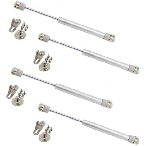 Vérins à Gaz 120N pour Porte d'Armoire Cuisine – Pack 4 Pièces Amortisseurs Silencieux
