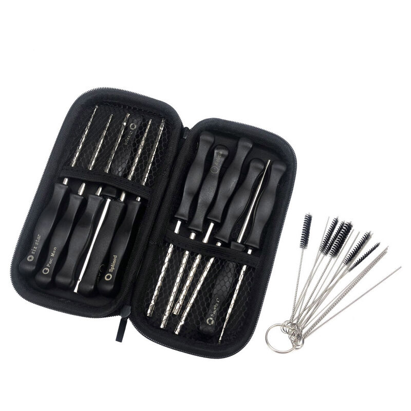 Lot de 12 outils de réglage de carburateur avec outil de nettoyage pour petit moteur à 2 temps de remplacement pour tronçonneuse Poulan Husqvarna