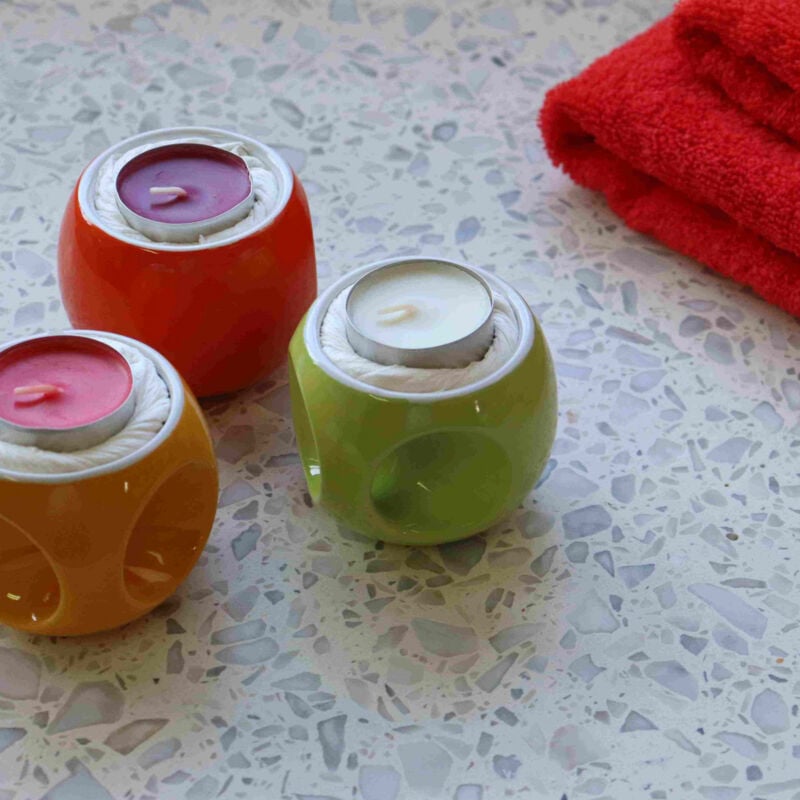 Véritable Carreau Terrazzo alicante 60x60 cm boîte de 1.08m2 Adouci Gioia Materia