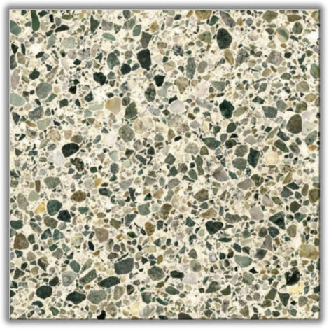Véritable Carreau Terrazzo ALMA 40x40 cm boîte de 0.96m2 Adouci - Gioia Materia