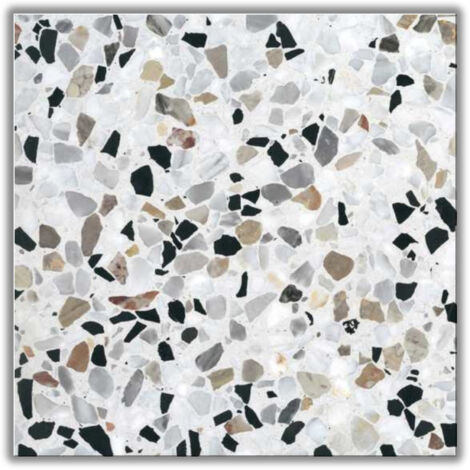Véritable Carreau Terrazzo APOLLO 40x40 cm boîte de 0.96m2 Adouci - Gioia Materia