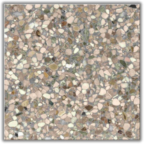 Véritable Carreau Terrazzo AURORA 40x40 cm boîte de 0.96m2 Adouci - Gioia Materia