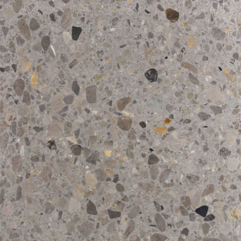 Véritable Carreau Terrazzo AVENTURA - collection TRADIZIONE 40x40 cm boîte de m2 Brossé - Gioia Materia