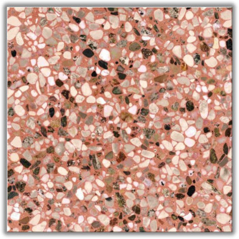Véritable Carreau Terrazzo BELLONA 40x40 cm boîte de 0.96m2 Adouci - Gioia Materia