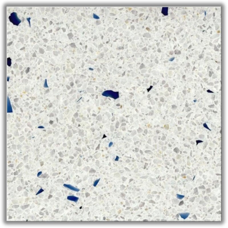 Véritable Carreau Terrazzo botticelli 40x40 cm boîte de 0.96m2 Adouci Gioia Materia