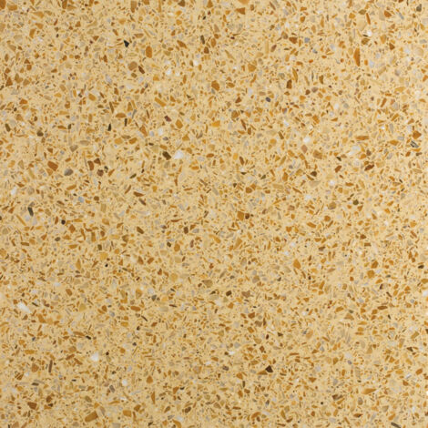 Véritable Carreau Terrazzo BROWN SUGAR - collection TRADIZIONE 60x60 cm boîte de m2 Adouci - Gioia Materia