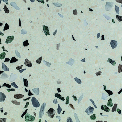 Véritable Carreau Terrazzo CHUNKY VANIGLIA - collection TRADIZIONE 60x60 cm boîte de m2 Brossé - Gioia Materia