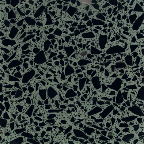 Véritable Carreau Terrazzo CRUMBLE GRIGIO - collection TRADIZIONE 30x30 cm boîte de m2 Brillant / Poli - Gioia Materia