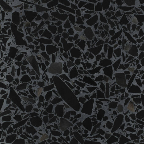 Véritable Carreau Terrazzo CRUMBLE NERO - collection TRADIZIONE 40x40 cm boîte de m2 Brillant / Poli - Gioia Materia