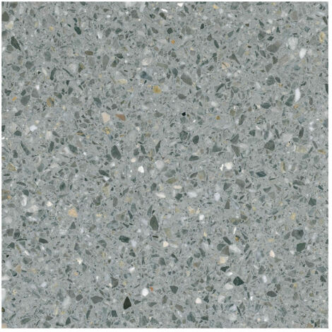 Véritable Carreau Terrazzo fond gris inclusions multicolores Gralo 60x60 cm boîte de 0.72m2 Satiné - Gioia Materia