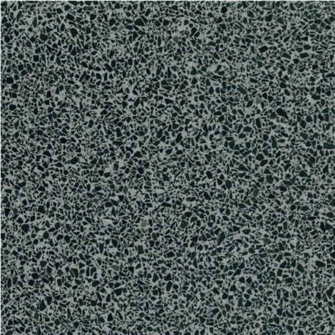 Véritable Carreau Terrazzo fond gris inclusions noir foncé BASEL 30x30 cm boîte de 0.72m2 Satiné - Gioia Materia