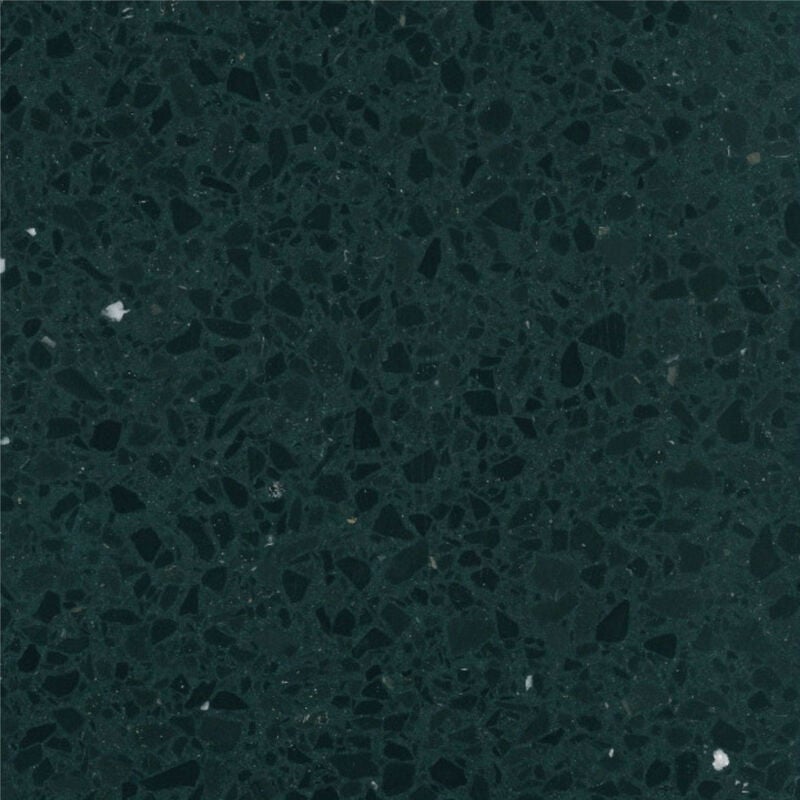 Véritable Carreau Terrazzo fond noir inclusions noir et blanc nero ebano 50x30cm boîte de 0.75m2 Satiné Gioia Materia