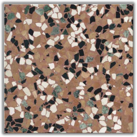 Véritable Carreau Terrazzo GIUNONE 40x40 cm boîte de 0.96m2 Adouci - Gioia Materia